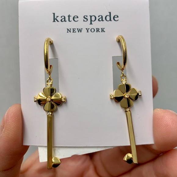 Kate Spade ♠️ NY legacy logo drop earrings - Picture 5 of 6